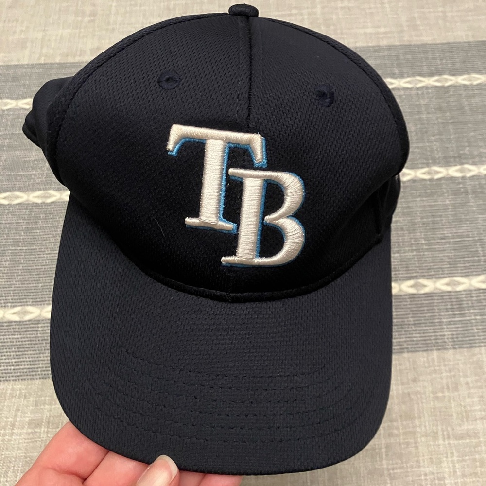 Tampa Bay Rays baseball cap, navy with white logo, unisex one size - NWOT
